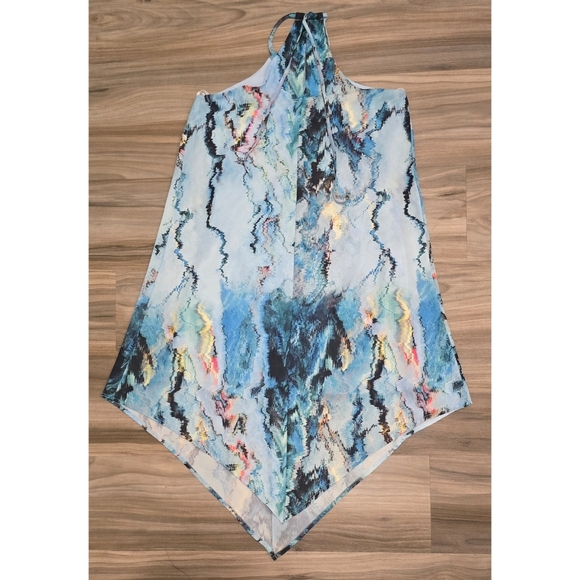 Mossimo Hankerchief Halter Style Dress Size Xsmall - Picture 6 of 6